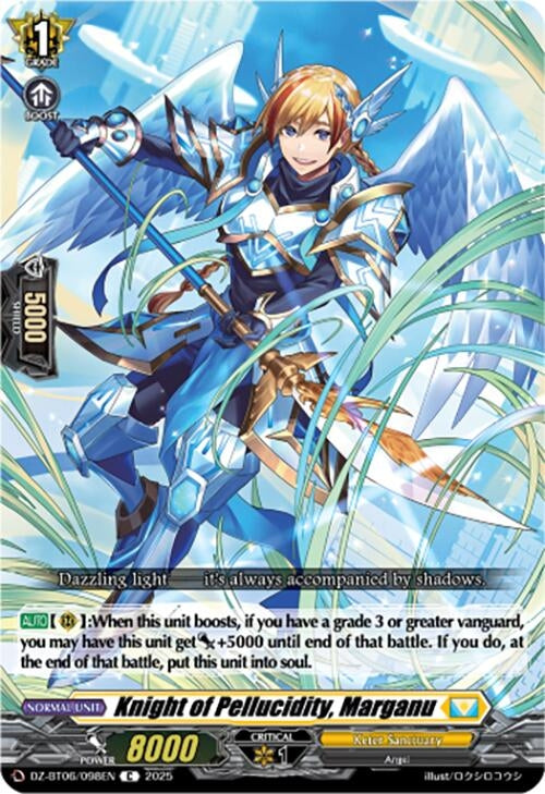 Image for Knight of Pellucidity, Marganu (DZ-BT06/098EN) [DZ-BT06: Generation Dragenesis] - Cardfight Vanguard