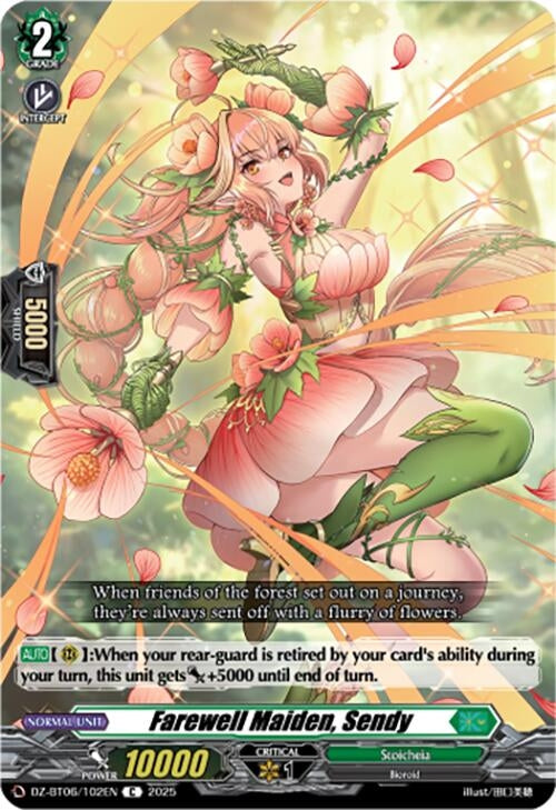 Image for Farewell Maiden, Sendy (DZ-BT06/102EN) [DZ-BT06: Generation Dragenesis] - Cardfight Vanguard