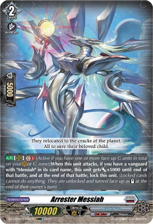 Image for Arrester Messiah (EXRRR) (DZ-BT06/EX08EN) [DZ-BT06: Generation Dragenesis] - Cardfight Vanguard