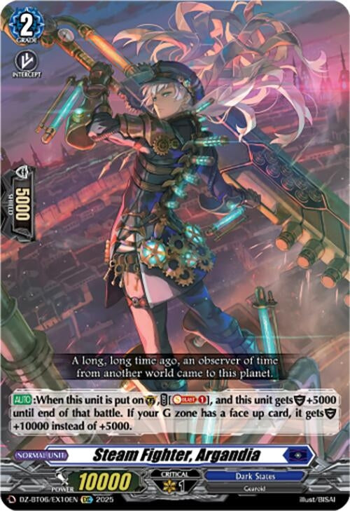 Image for Steam Fighter, Argandia (EXC) (DZ-BT06/EX10EN) [DZ-BT06: Generation Dragenesis] - Cardfight Vanguard