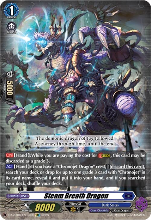 Image for Steam Breath Dragon (EXC) (DZ-BT06/EX14EN) [DZ-BT06: Generation Dragenesis] - Cardfight Vanguard