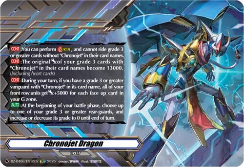 Image for Chronojet Dragon (EXC) (DZ-BT06/EX18EN) [DZ-BT06: Generation Dragenesis] - Cardfight Vanguard