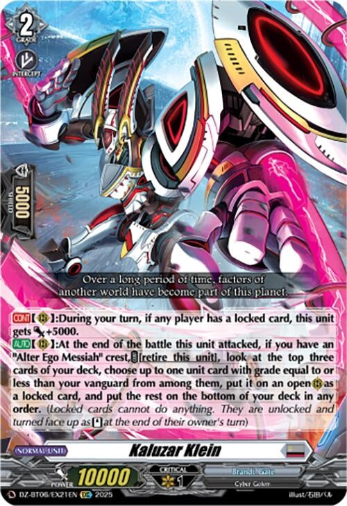 Image for Kaluzar Klein (EXC) (DZ-BT06/EX21EN) [DZ-BT06: Generation Dragenesis] - Cardfight Vanguard