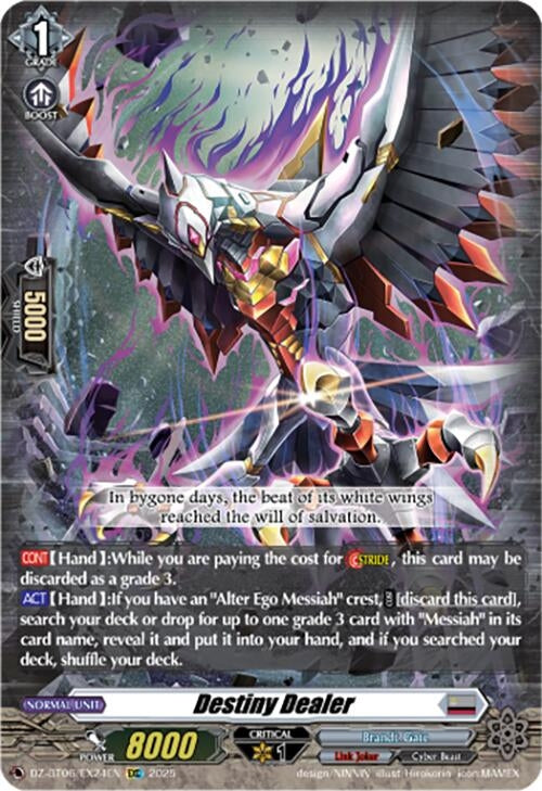 Image for Destiny Dealer (EXC) (DZ-BT06/EX24EN) [DZ-BT06: Generation Dragenesis] - Cardfight Vanguard