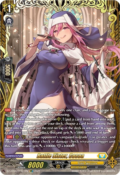 Image for Battle Sister, Cocoa (FFR) (DZ-BT06/FFR11EN) [DZ-BT06: Generation Dragenesis] - Cardfight Vanguard
