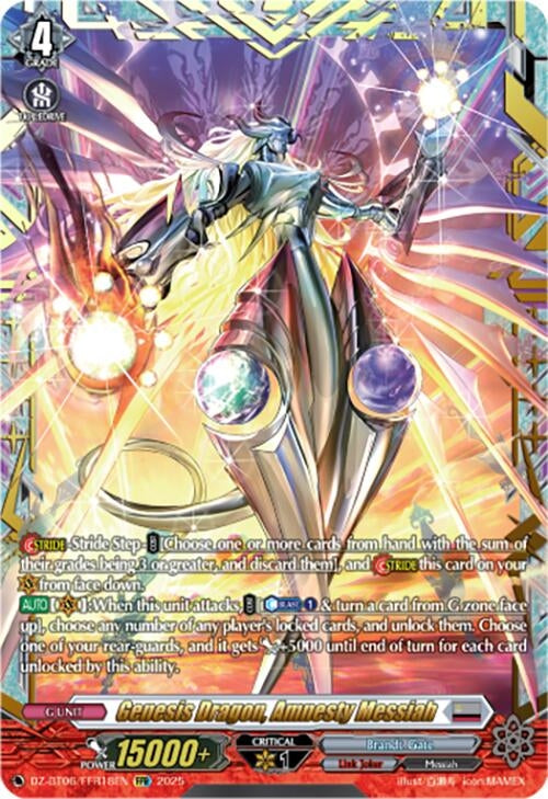Image for Genesis Dragon, Amnesty Messiah (FFR) (DZ-BT06/FFR18EN) [DZ-BT06: Generation Dragenesis] - Cardfight Vanguard