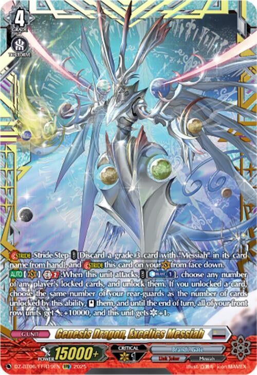 Image for Genesis Dragon, Excelics Messiah (FFR) (DZ-BT06/FFR19EN) [DZ-BT06: Generation Dragenesis] - Cardfight Vanguard