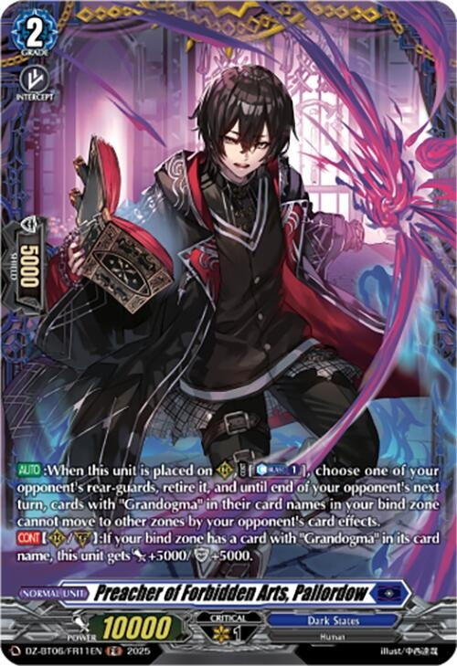 Image for Preacher of Forbidden Arts, Pallordow (FR) (DZ-BT06/FR11EN) [DZ-BT06: Generation Dragenesis] - Cardfight Vanguard