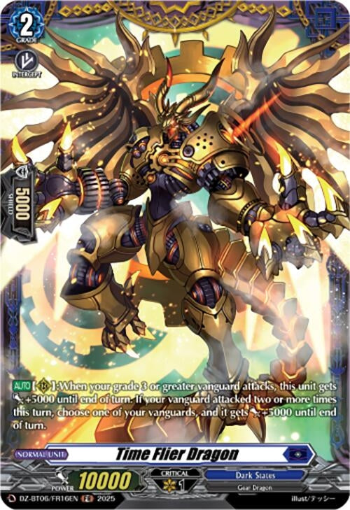 Image for Time Flier Dragon (FR) (DZ-BT06/FR16EN) [DZ-BT06: Generation Dragenesis] - Cardfight Vanguard