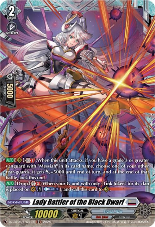 Image for Lady Battler of the Black Dwarf (FR) (DZ-BT06/FR21EN) [DZ-BT06: Generation Dragenesis] - Cardfight Vanguard