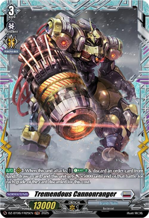 Image for Tremendous Cannonranger (FR) (DZ-BT06/FR25EN) [DZ-BT06: Generation Dragenesis] - Cardfight Vanguard