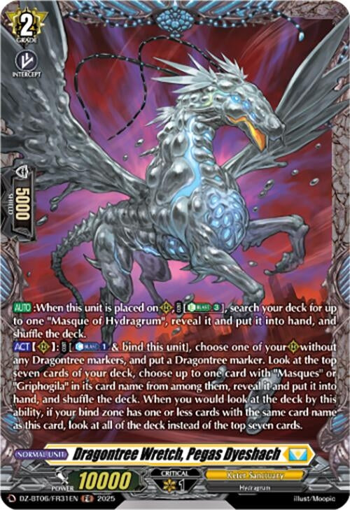 Image for Dragontree Wretch, Pegas Dyeshach (FR) (DZ-BT06/FR31EN) [DZ-BT06: Generation Dragenesis] - Cardfight Vanguard