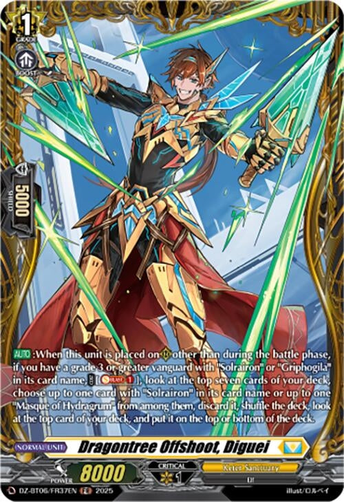 Image for Dragontree Offshoot, Diguei (FR) (DZ-BT06/FR37EN) [DZ-BT06: Generation Dragenesis] - Cardfight Vanguard