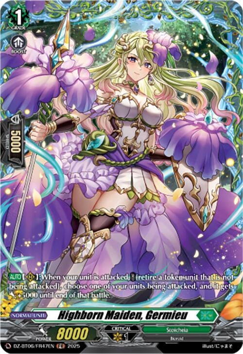 Image for Highborn Maiden, Germieu (FR) (DZ-BT06/FR47EN) [DZ-BT06: Generation Dragenesis] - Cardfight Vanguard