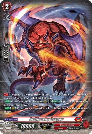 Image for Bellicosity Dragon (SR) (DZ-BT06/SR04EN) [DZ-BT06: Generation Dragenesis] - Cardfight Vanguard
