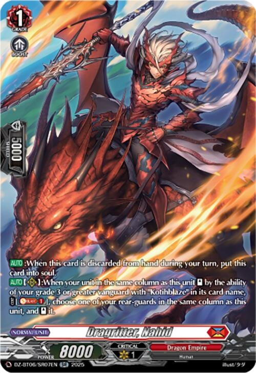 Image for Dragritter, Nahid (SR) (DZ-BT06/SR07EN) [DZ-BT06: Generation Dragenesis] - Cardfight Vanguard