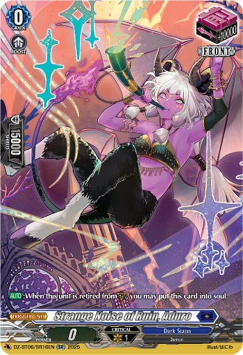 Image for Strange Noise of Ruin, Aduro (SR) (DZ-BT06/SR16EN) [DZ-BT06: Generation Dragenesis] - Cardfight Vanguard