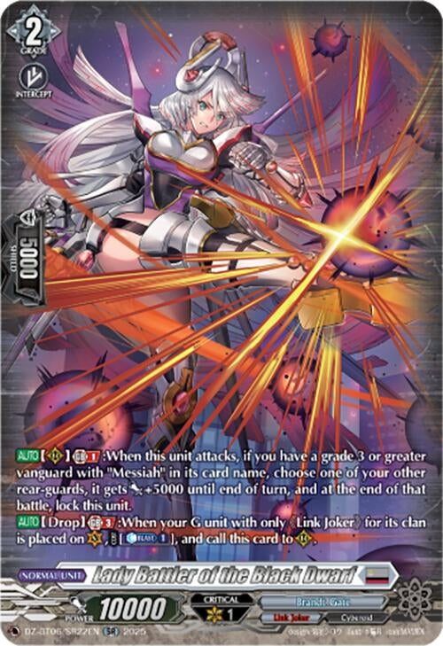 Image for Lady Battler of the Black Dwarf (SR) (DZ-BT06/SR22EN) [DZ-BT06: Generation Dragenesis] - Cardfight Vanguard