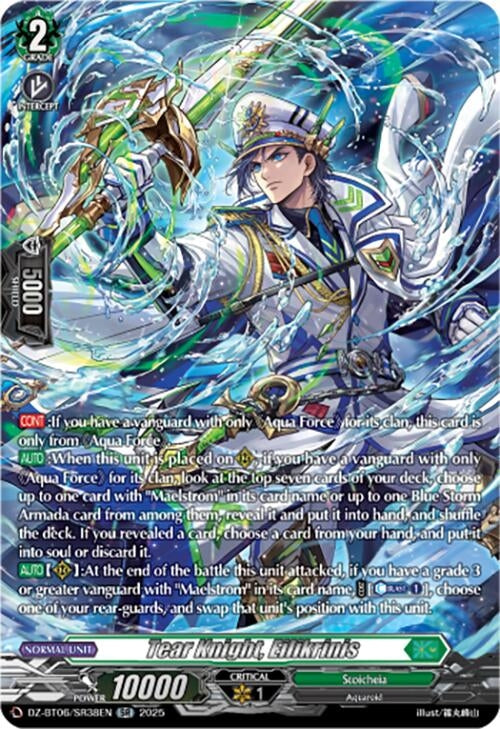 Image for Tear Knight, Eilikrinis (SR) (DZ-BT06/SR38EN) [DZ-BT06: Generation Dragenesis] - Cardfight Vanguard