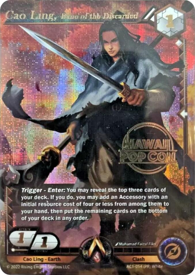Image for Cao Ling, Bane of the Discarded (Hawaii Pop Con Promo) (AC1-054) [The Awakening] - Alpha Clash
