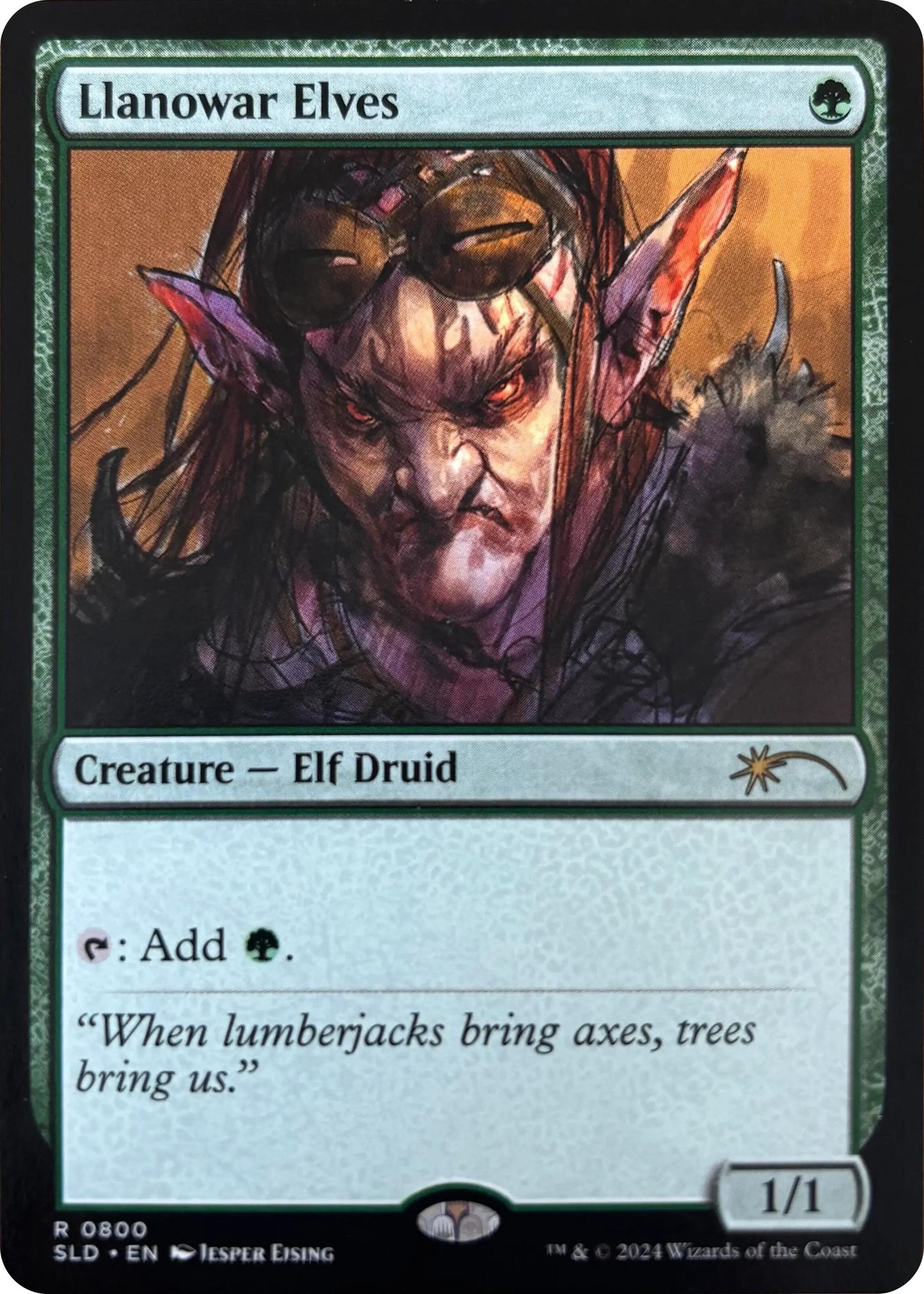 Image for Llanowar Elves (0800) (800) (Secret Lair Drop Series) - Magic: The Gathering