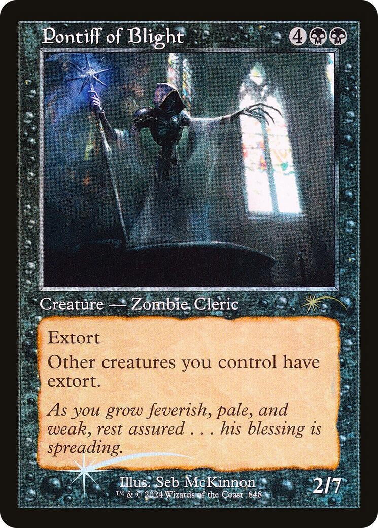 Image for Pontiff of Blight (Retro Frame) (848) (Secret Lair Drop Series) - Magic: The Gathering