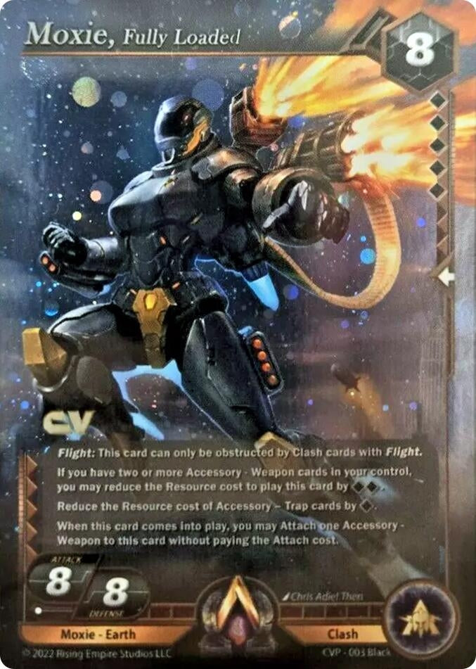 Image for Moxie, Fully Loaded (Collectors Vault Promo) (CVP-003) [Alpha Clash Promo Cards] - Alpha Clash