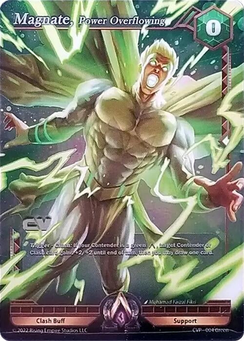 Image for Magnate, Power Overflowing (Collectors Vault Promo) (CVP-004) [Alpha Clash Promo Cards] - Alpha Clash