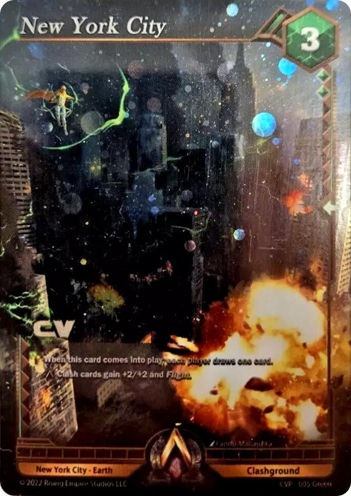 Image for New York City (Collectors Vault Promo) (CVP-005) [Alpha Clash Promo Cards] - Alpha Clash