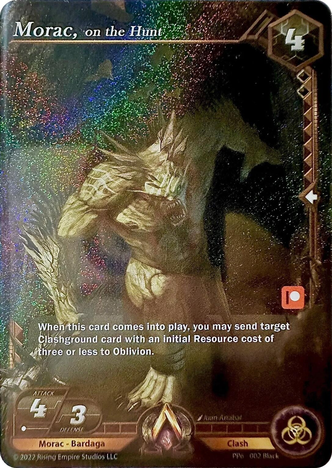 Image for Morac, on the Hunt (Patreon Promo) (PP6-002) [Alpha Clash Promo Cards] - Alpha Clash