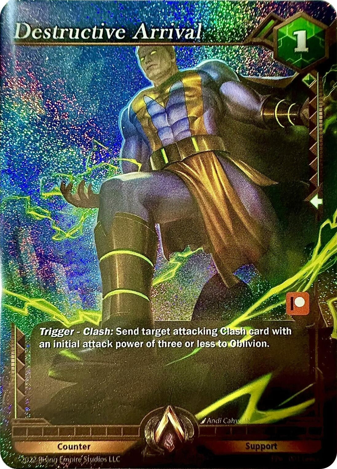 Image for Destructive Arrival (Patreon Promo) (PP6-001) [Alpha Clash Promo Cards] - Alpha Clash