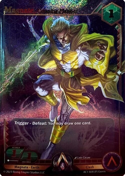 Image for Magnate, Cunning Planner (Alternate Art) (AC1-028) [The Awakening Novel Kickstarter] - Alpha Clash