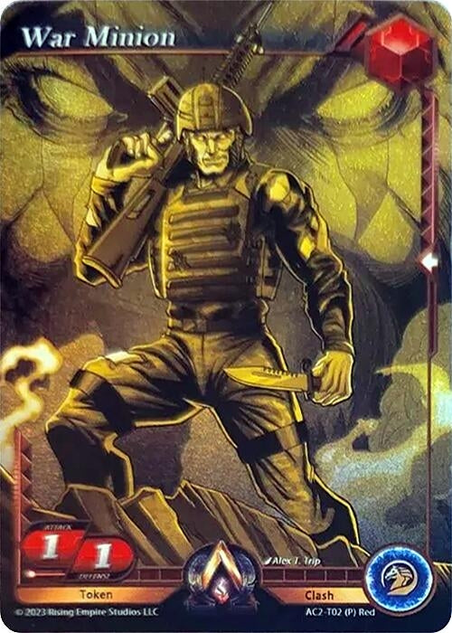Image for War Minion (Gold) (AC2-T02) [The Awakening Novel Kickstarter] - Alpha Clash