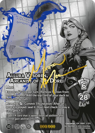 Image for Allura Vysoren, Arcanist of Tal'Dorei (Serial Numbered) (1/211) (Critical Role: Heroes of Exandria) - UniVersus