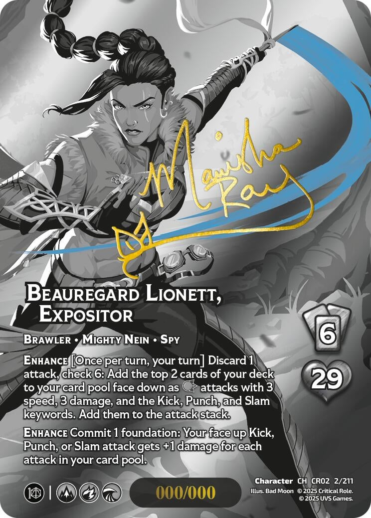 Image for Beauregard Lionett, Expositor (Serial Numbered) (2/211) (Critical Role: Heroes of Exandria) - UniVersus
