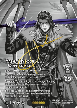 Image for Yasha Nydoorin, Orphanmaker (Serial Numbered) (20/211) (Critical Role: Heroes of Exandria) - UniVersus
