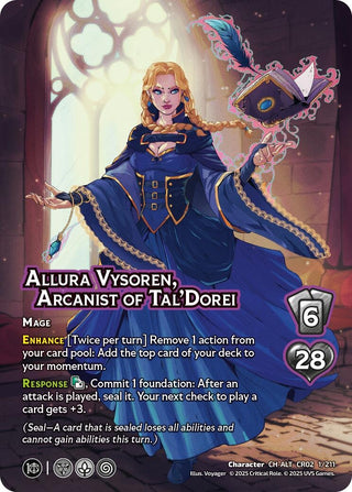 Image for Allura Vysoren, Arcanist of Tal'Dorei (Alternate Art) (1/211) (Critical Role: Heroes of Exandria) - UniVersus