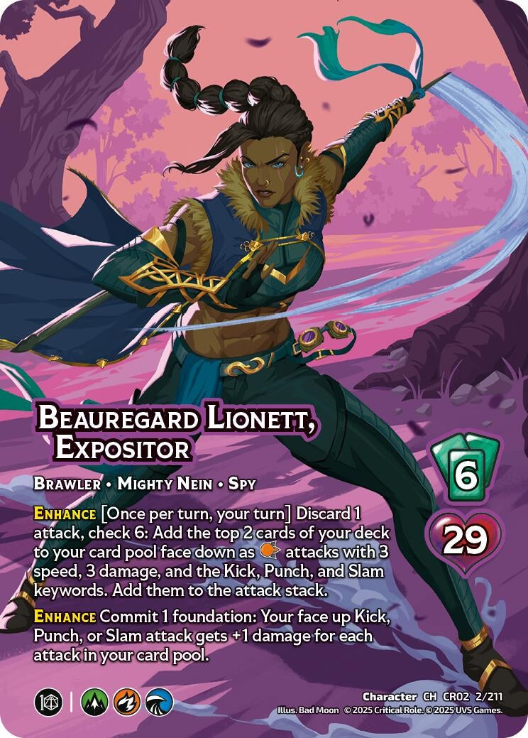 Image for Beauregard Lionett, Expositor (2/211) (Critical Role: Heroes of Exandria) - UniVersus