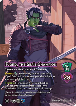 Image for Fjord, the Sea's Champion (6/211) (Critical Role: Heroes of Exandria) - UniVersus