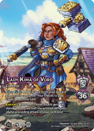 Image for Lady Kima of Vord (Alternate Art) (10/211) (Critical Role: Heroes of Exandria) - UniVersus