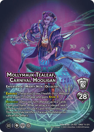 Image for Mollymauk Tealeaf, Carnival Hooligan (Alternate Art) (11/211) (Critical Role: Heroes of Exandria) - UniVersus