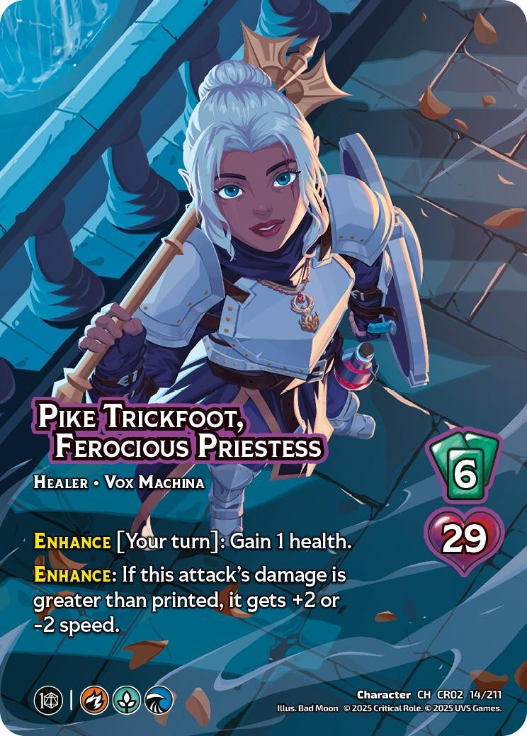 Image for Pike Trickfoot, Ferocious Priestess (14/211) (Critical Role: Heroes of Exandria) - UniVersus