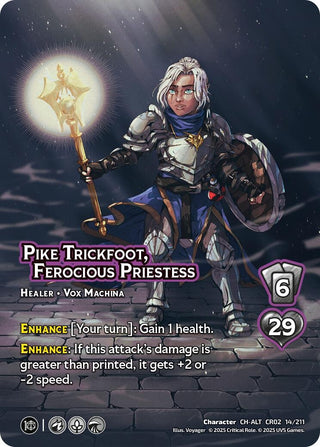 Image for Pike Trickfoot, Ferocious Priestess (Alternate Art) (14/211) (Critical Role: Heroes of Exandria) - UniVersus