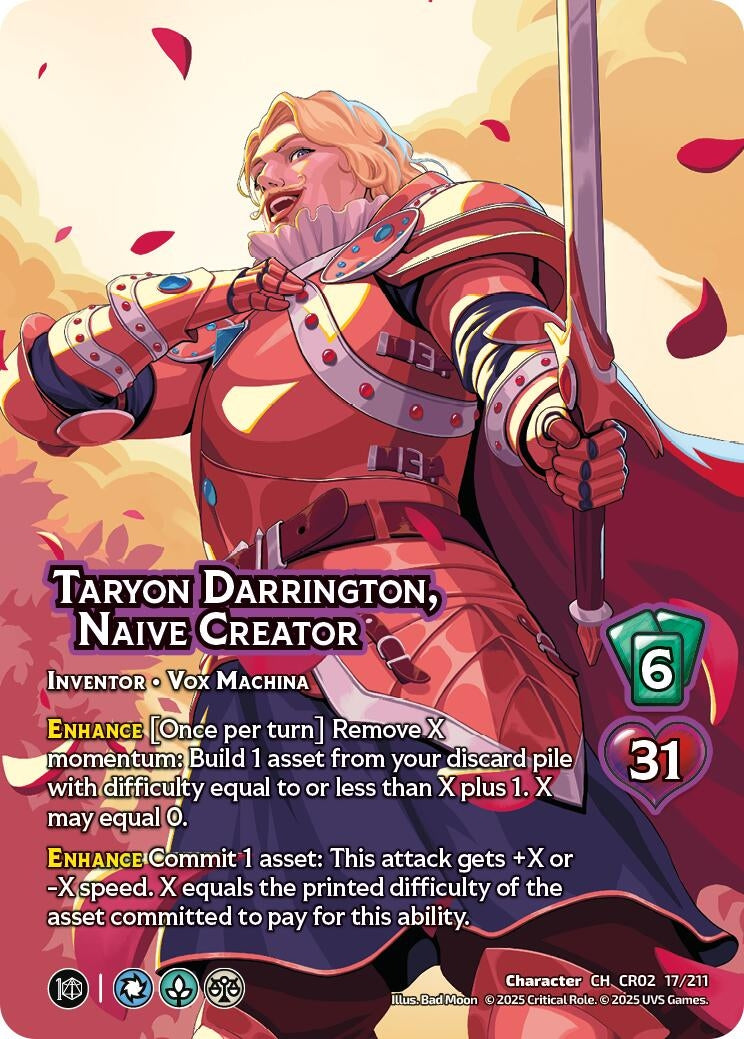 Image for Taryon Darrington, Naive Creator (17/211) (Critical Role: Heroes of Exandria) - UniVersus