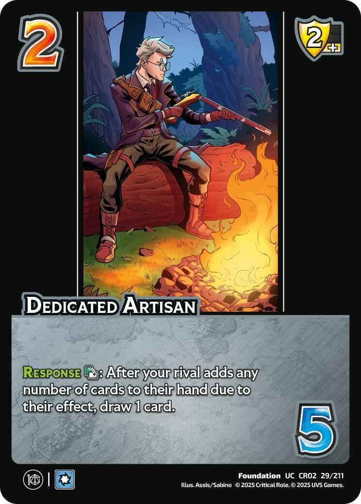 Image for Dedicated Artisan (29/211) (Critical Role: Heroes of Exandria) - UniVersus
