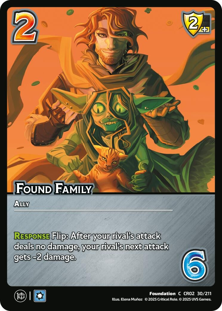 Image for Found Family (30/211) (Critical Role: Heroes of Exandria) - UniVersus