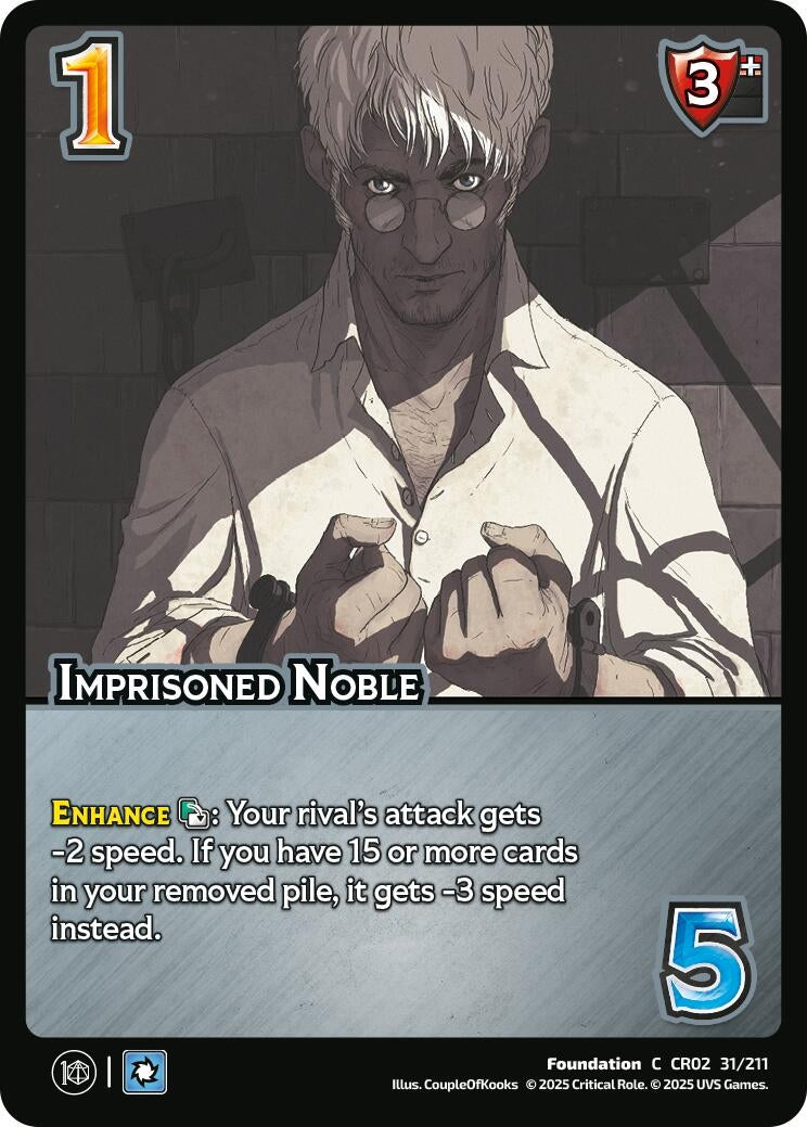 Image for Imprisoned Noble (31/211) (Critical Role: Heroes of Exandria) - UniVersus