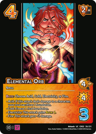 Image for Elemental Orb (39/211) (Critical Role: Heroes of Exandria) - UniVersus
