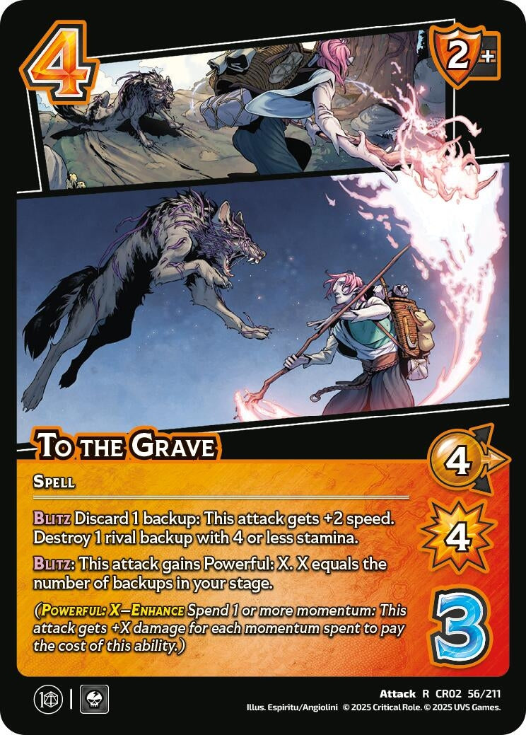 Image for To the Grave (56/211) (Critical Role: Heroes of Exandria) - UniVersus