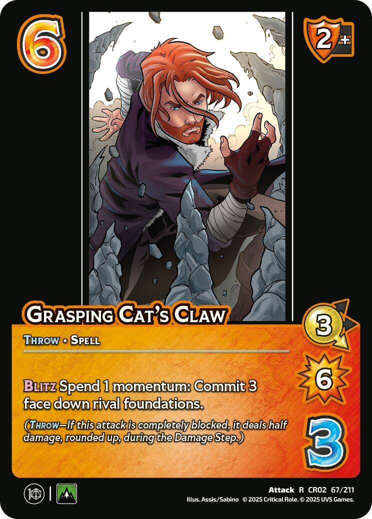 Image for Grasping Cat's Claw (67/211) (Critical Role: Heroes of Exandria) - UniVersus